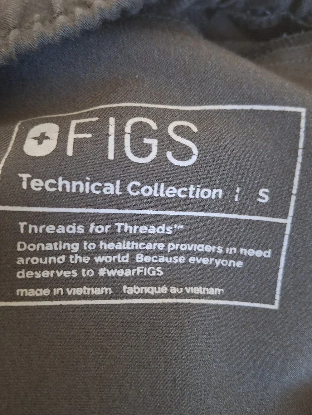 Figs Black Tansen Jogger Scrub Pants Size Small